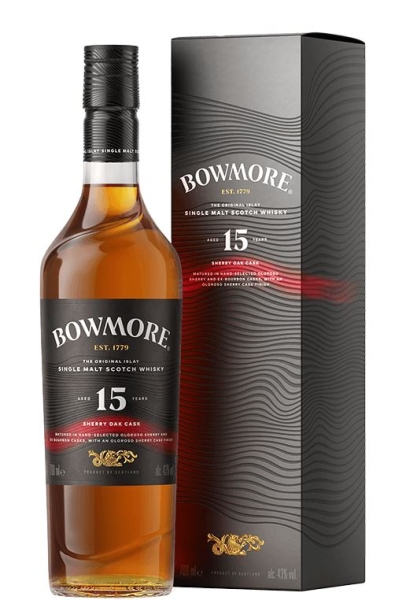 Image sur Bowmore 15 Years Sherry Oak Cask 43° 0.7L